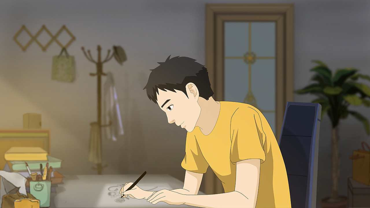 《门铃》二维手绘部分静帧（图ZNTA5MzgyMjQ=） - 创作习作 - 站酷设计师十三菲原创素材 - 站酷ZCOOL