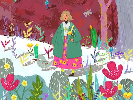 大艺时代插画比赛 参赛稿件（个人主页-ZMzM0NDI0NjQ=） - 创作习作 - 站酷设计师蘑菇炒肉原创素材 - 站酷ZCOOL