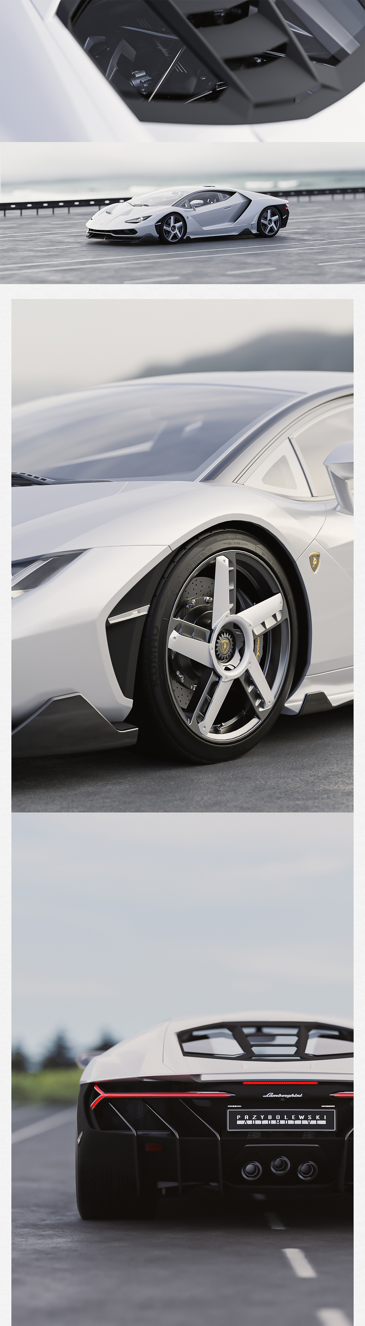 兰博基尼-Centenario + 一只小黄鸭