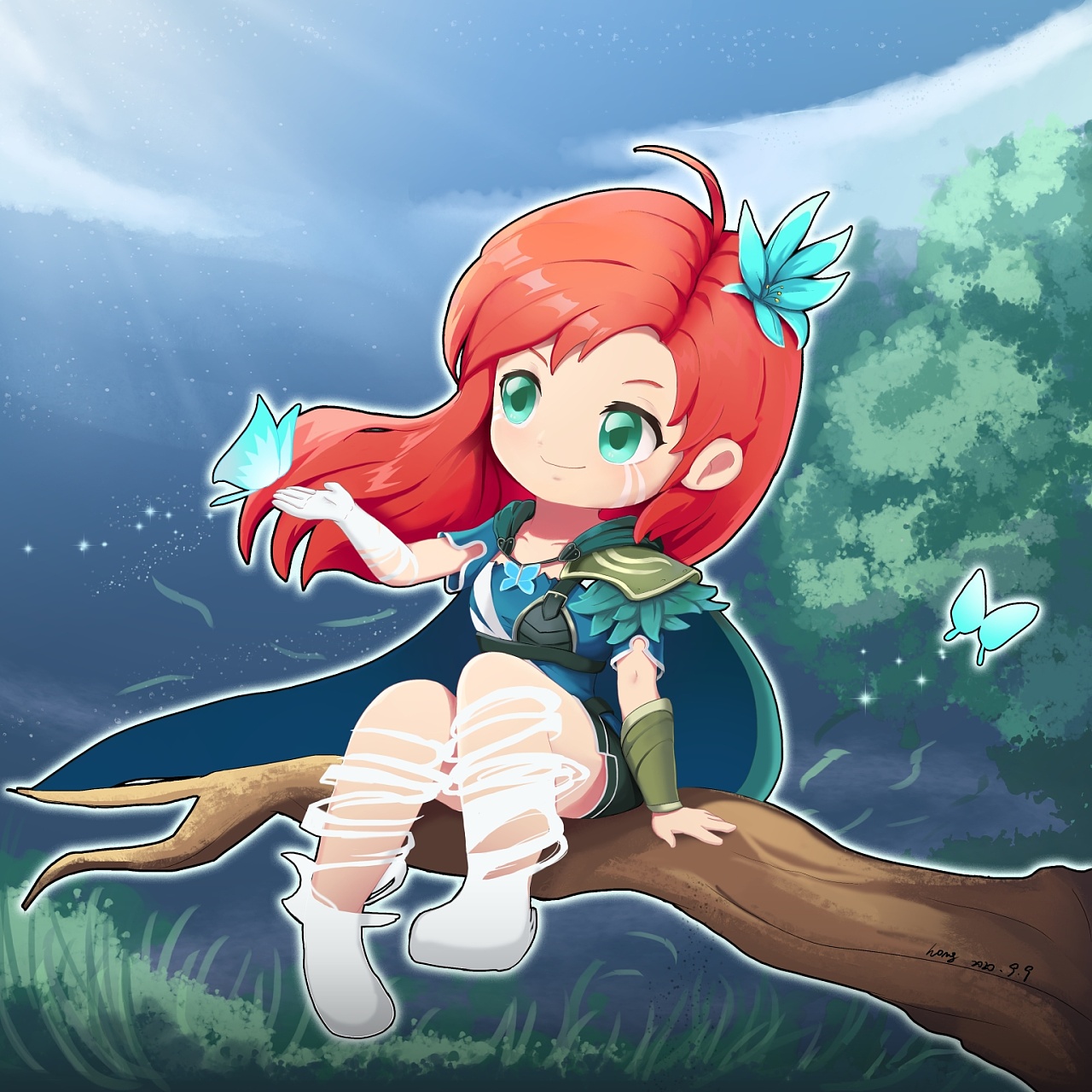 dota2小风行至宝|插画|创作习作|hongweipeng - 原创作品 - 站酷