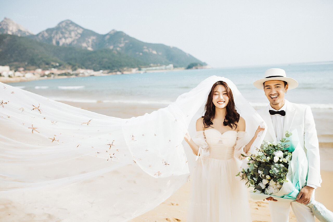 青岛海景婚纱照•把海边的浪漫卷入镜头 - 知乎