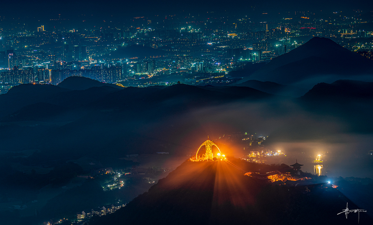 大湾区的都市夜色（图ZMjgyODUxNTQw） - 风光摄影 - 站酷设计师木杉远望原创素材 - 站酷ZCOOL