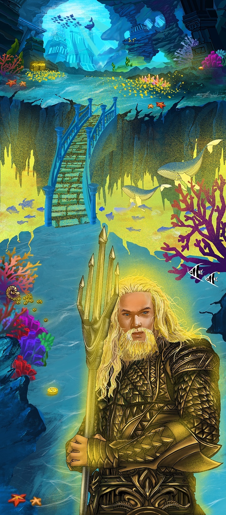 纪念下第一幅插画～～～海神波塞冬