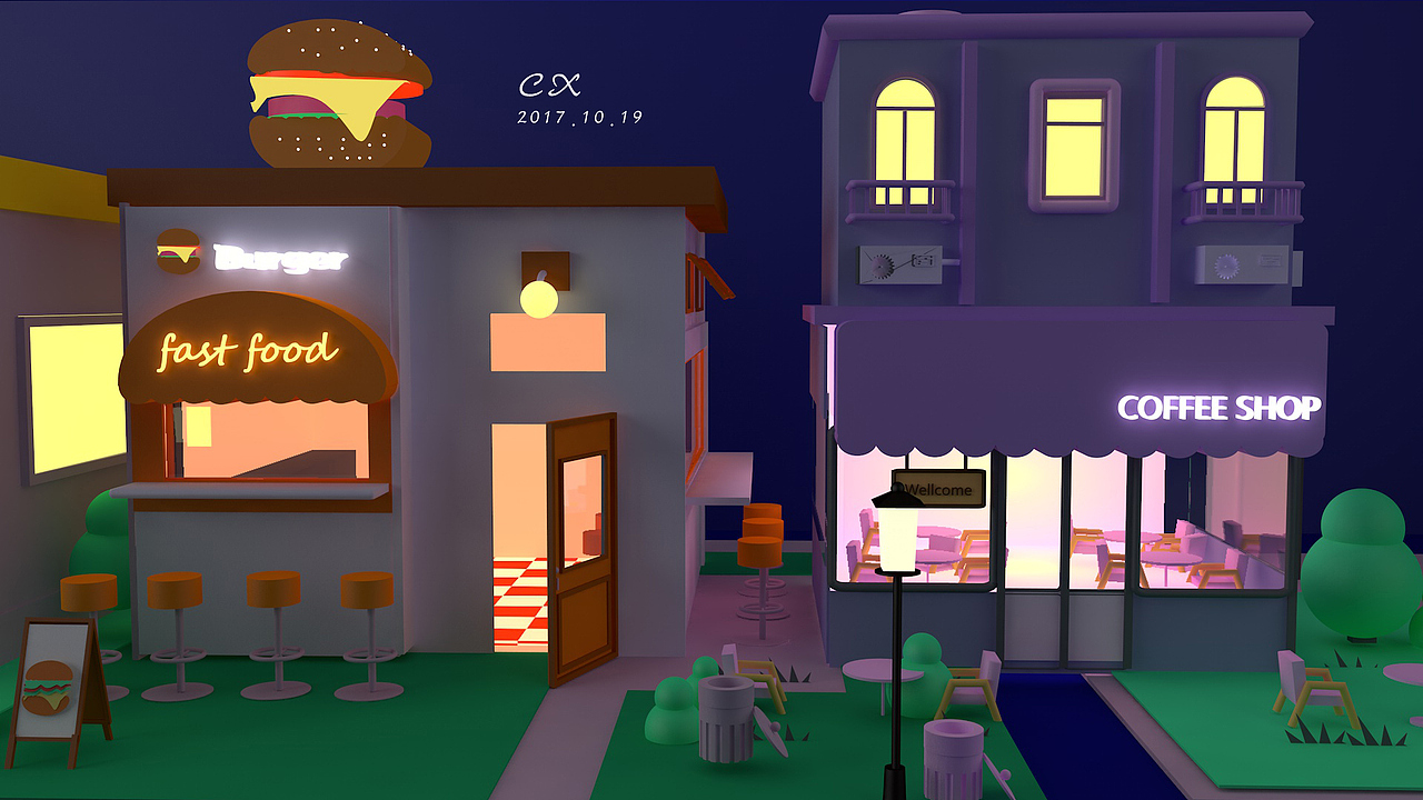 C4D模仿（图ZOTQ0MzQ1MjQ=） - 动画/影视 - 站酷设计师休息休息吧原创素材 - 站酷ZCOOL