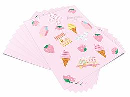 可愛的貼紙設(shè)計