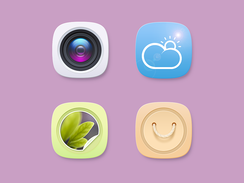 浪漫风格手机主题——icon图标