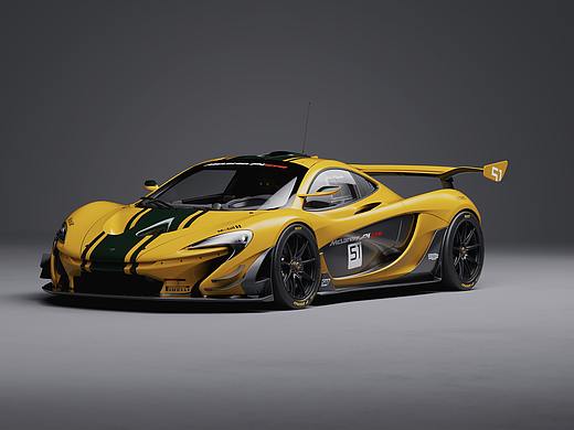【汽车渲染】McLaren_P1_GTR_2016