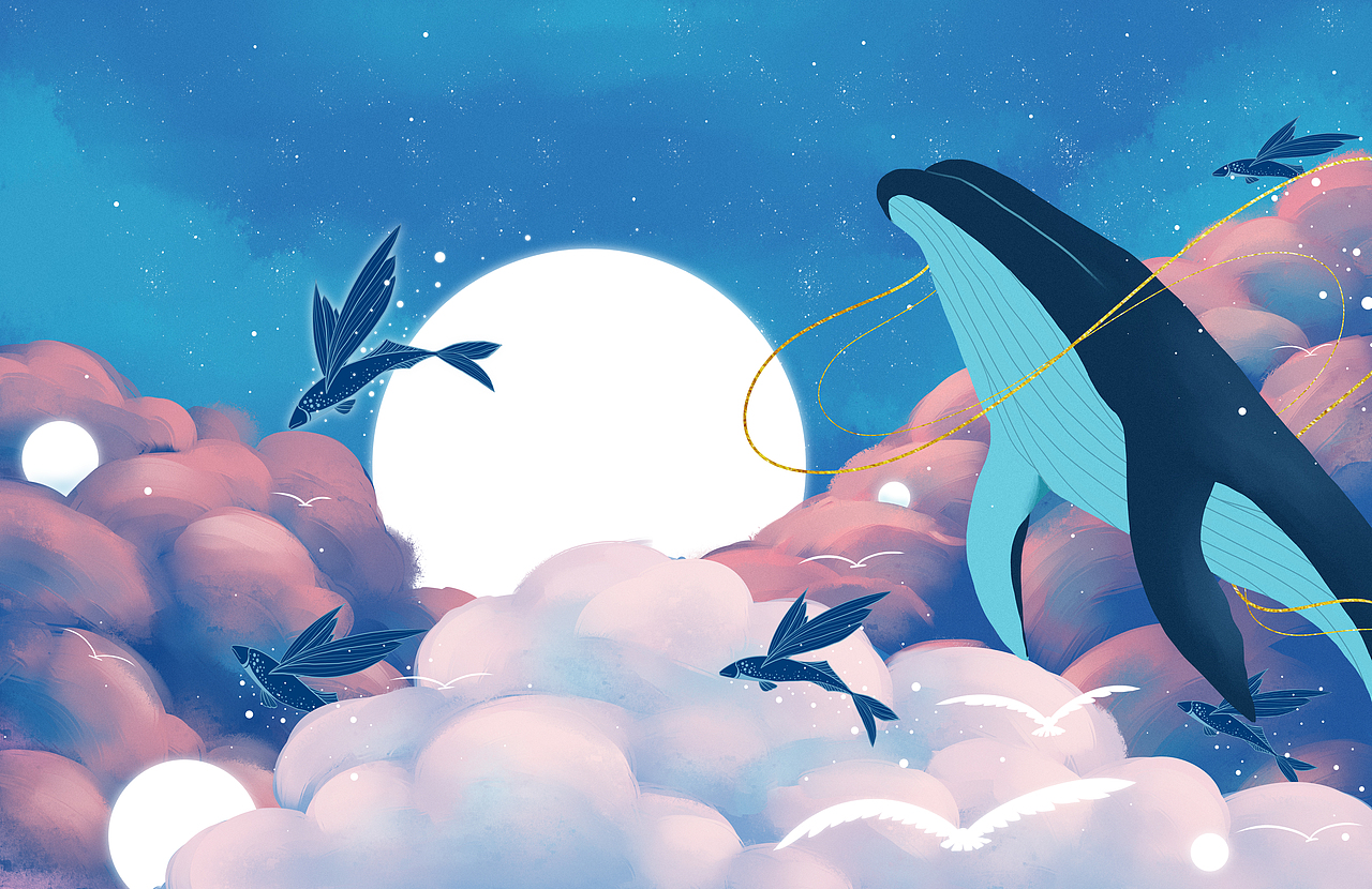 插画［明月清歌］