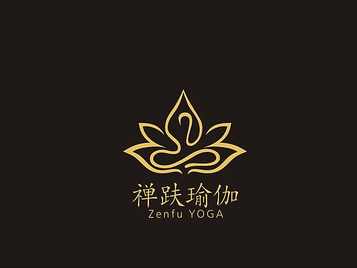 禅趺瑜伽logo设计