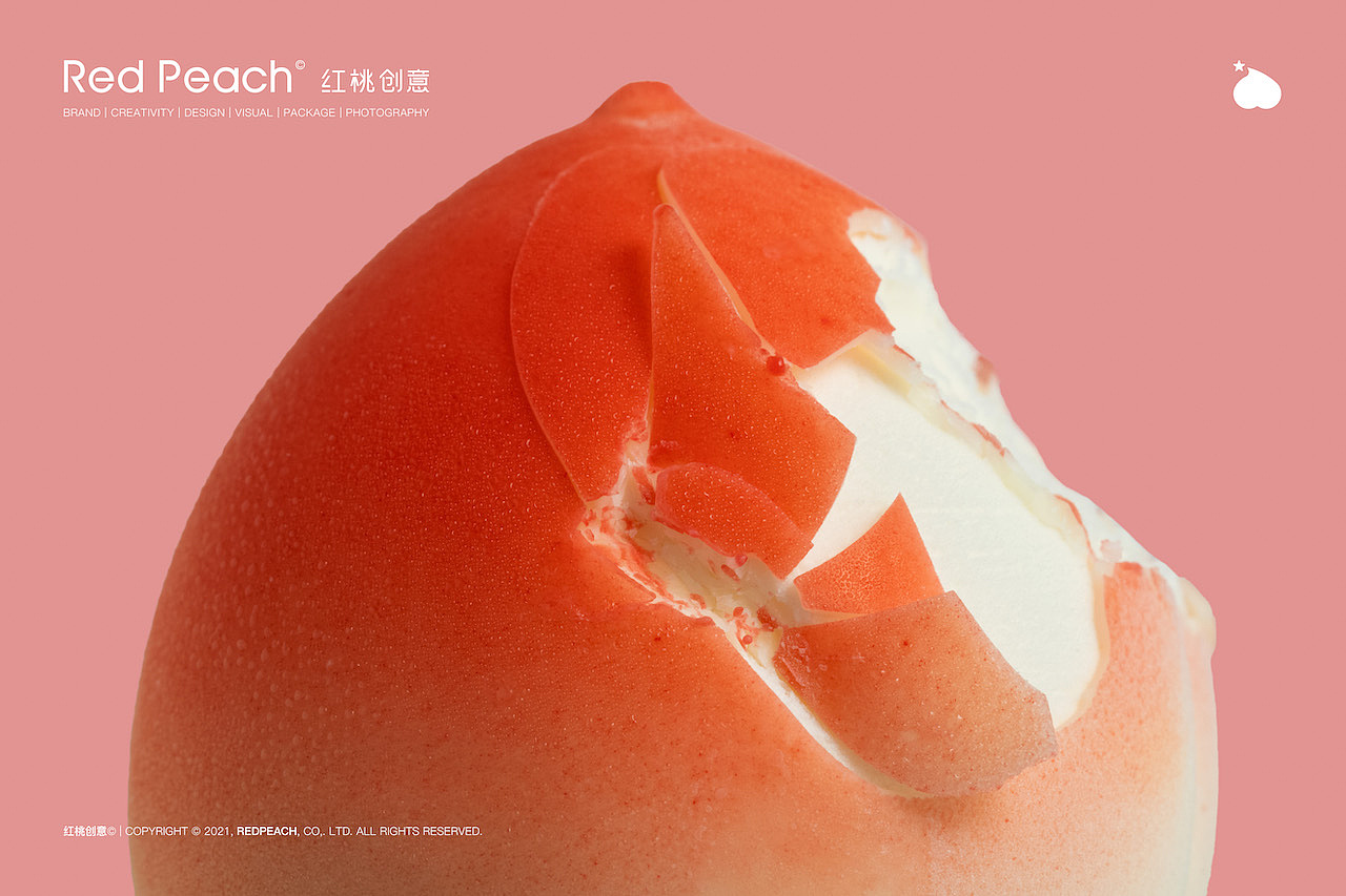 创意摄影 |桃気冰淇淋 X 红桃创意