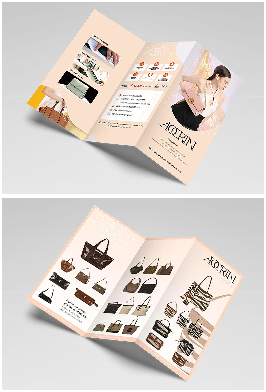 女包三折页（图ZMzQzNTM2NTA4） - 宣传物料 - 站酷设计师pink瓶子原创素材 - 站酷ZCOOL