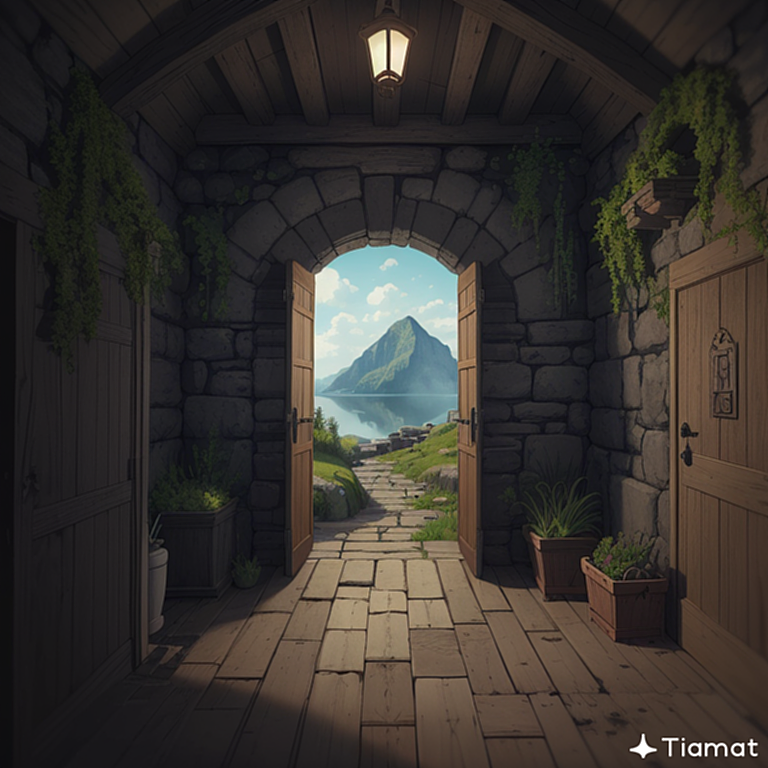 Tiamat - 隧道（图ZMzQwODkxMjky） - AI作品 - 站酷设计师设计师Lotus原创素材 - 站酷ZCOOL