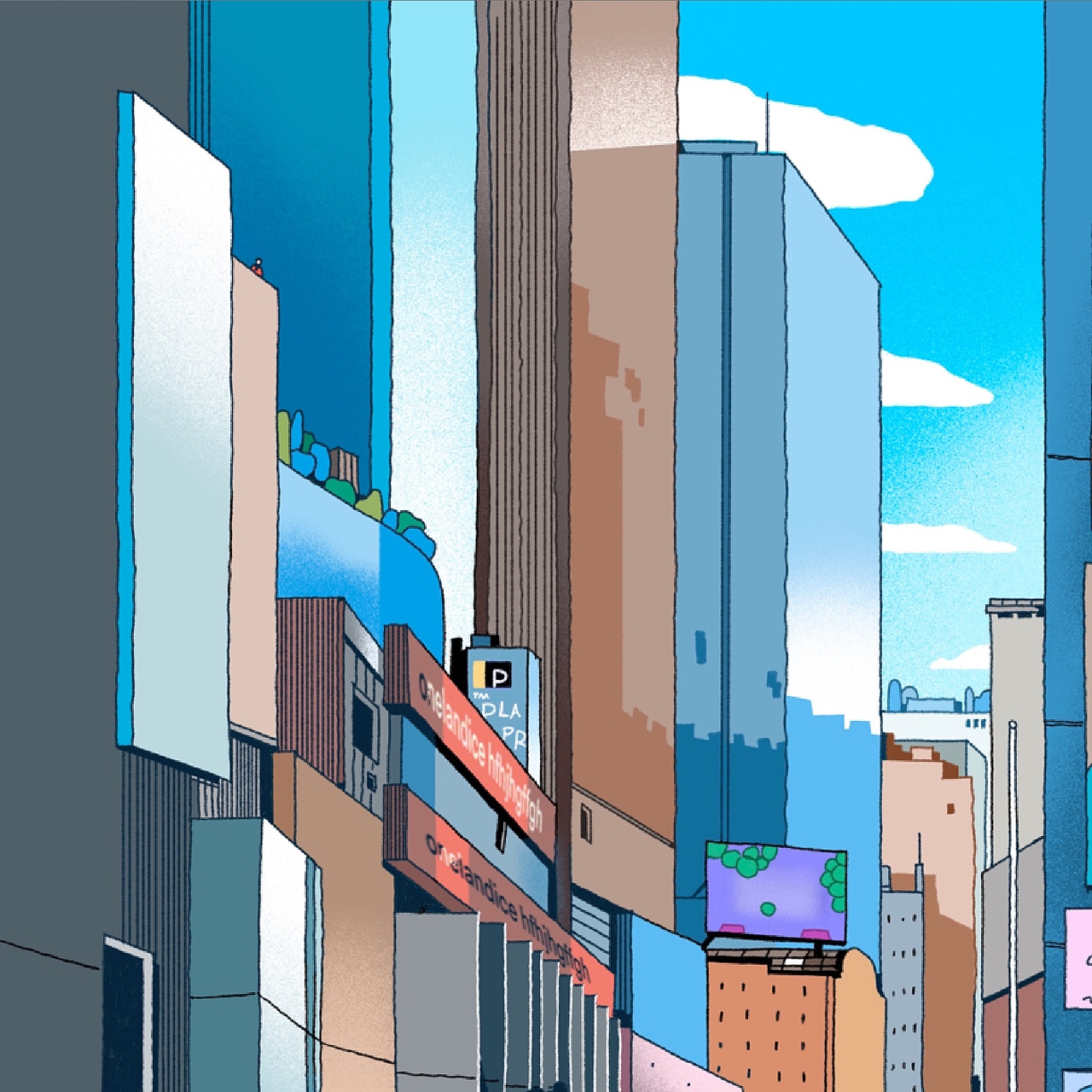 美国50州警在时代广场