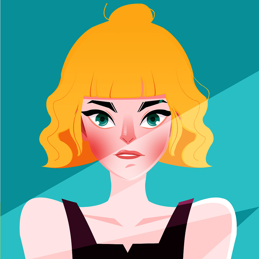 扁平化插画练习(每天一练)11