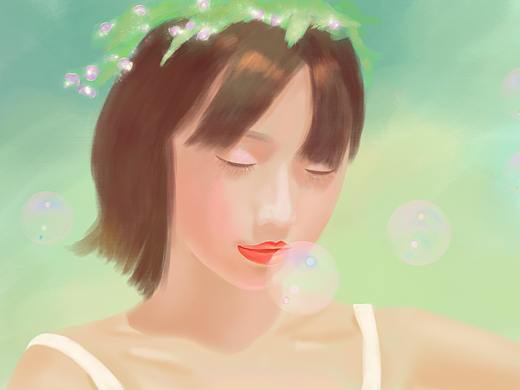 拥有气泡的夏天（个人主页-ZNDcwMzIyNjQ=） - 创作习作 - 站酷设计师星一梦原创素材 - 站酷ZCOOL