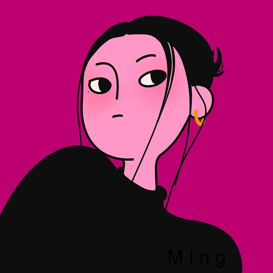 一家四口👨👩👧👦头像插画