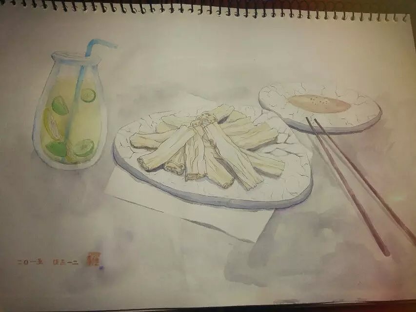 水彩 手绘 日常（图ZMzgyMDE2OTY=） - 单幅漫画 - 站酷设计师罗蕊蕊原创素材 - 站酷ZCOOL