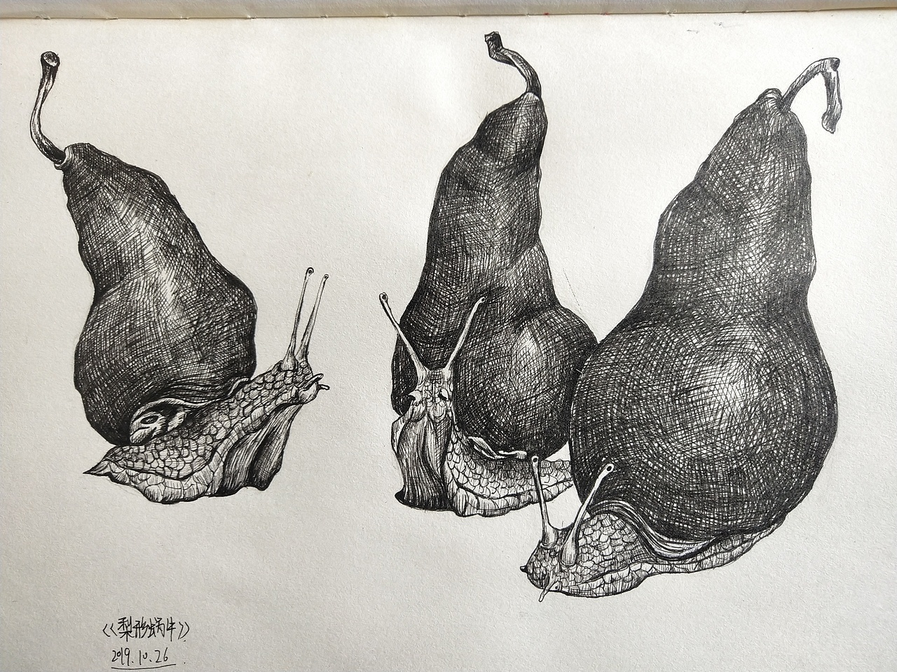 2019年钢笔画练习（图ZMTgzNDAxNDMy） - 新锐潮流插画 - 站酷设计师丁小厌原创素材 - 站酷ZCOOL