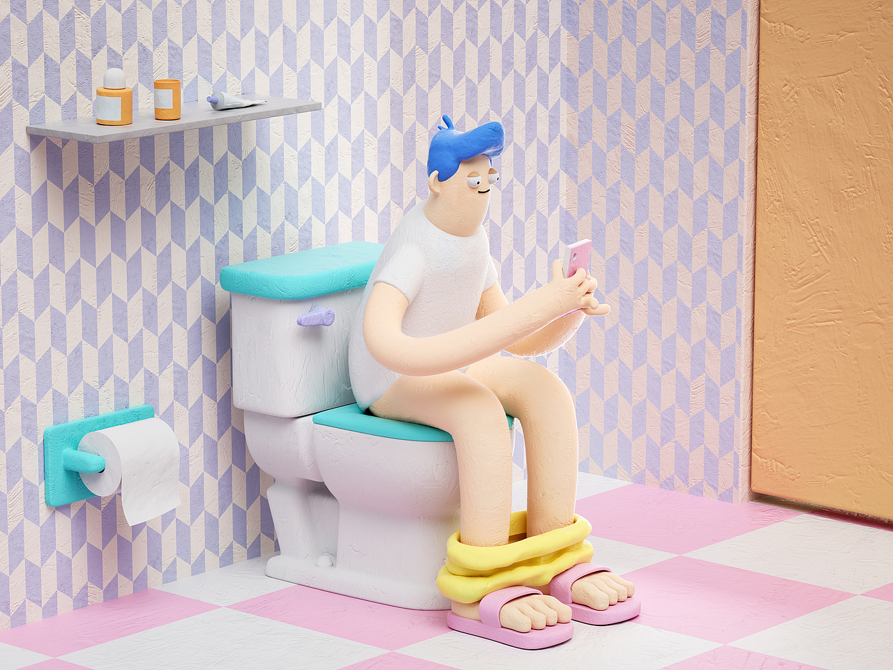 MY LIVE ,MY LOVE ——黏土风格人物