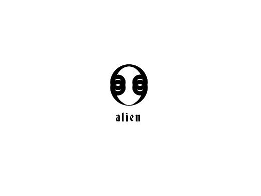 alien外星人logo设计