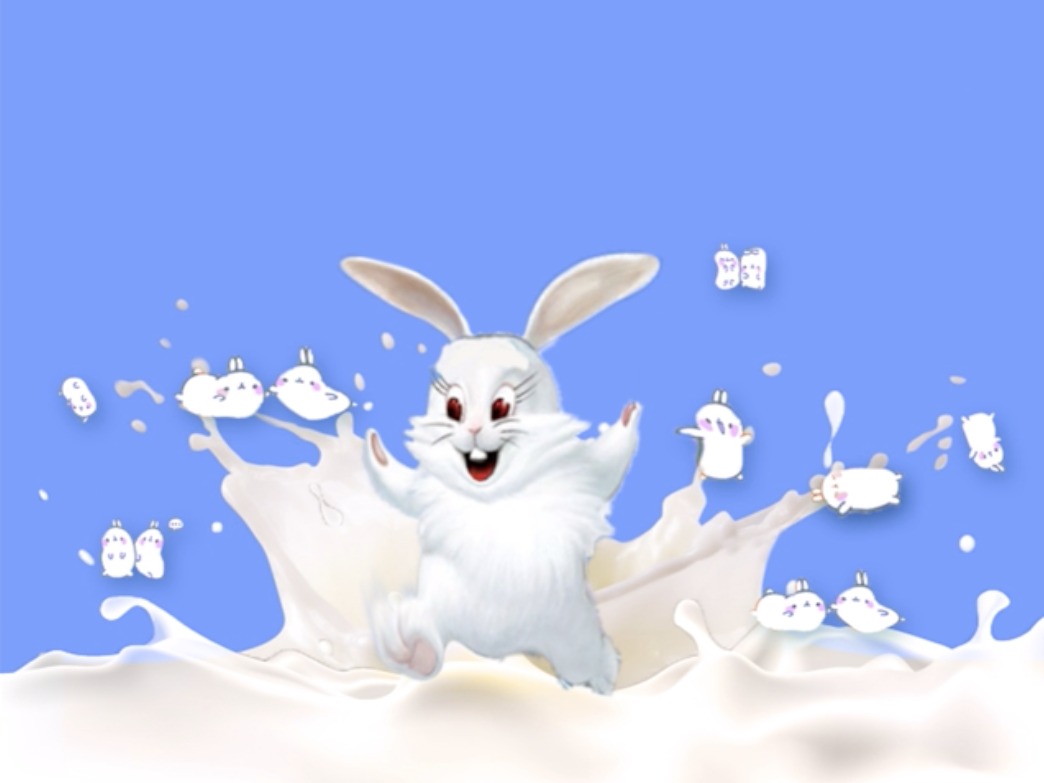 60周年限定版的大白🐇兔🍬奶糖_80钻石公主蒂安希-站酷ZCOOL