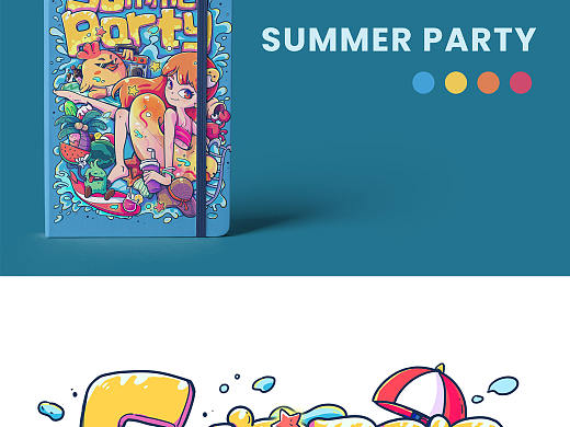 夏日涂鸦创作