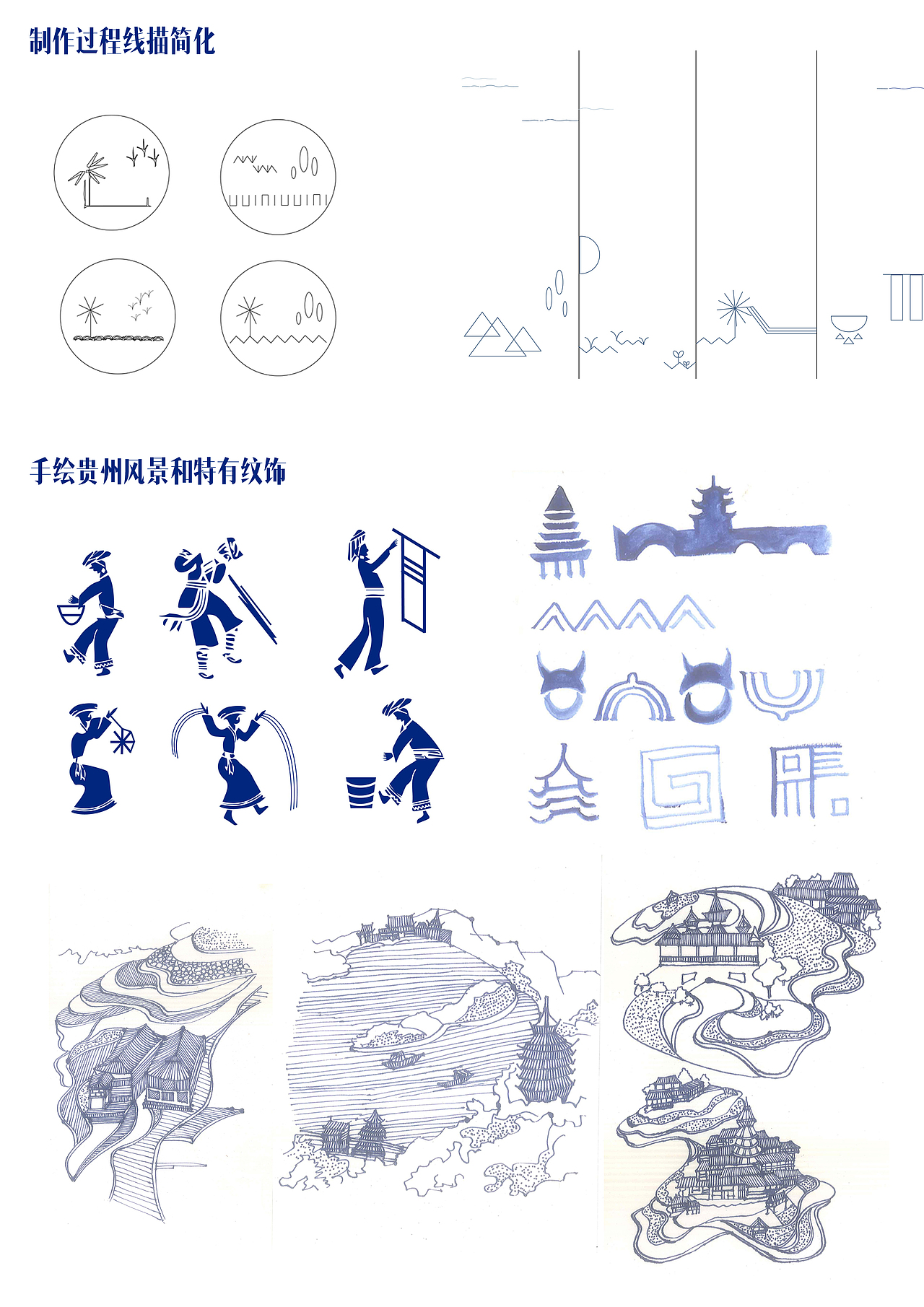 非凹蓝染草木染包装设计