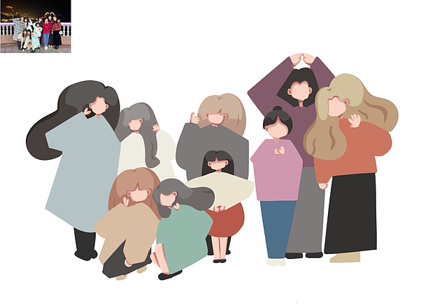 原创人物照片转扁平插画02（图ZMzM4Mzg5NjA0） - 创作习作 - 站酷设计师苏阮泡泡原创素材 - 站酷ZCOOL