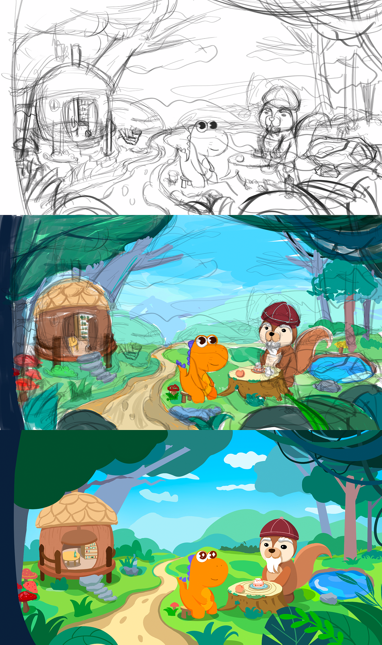 瓜瓜龙测试插画