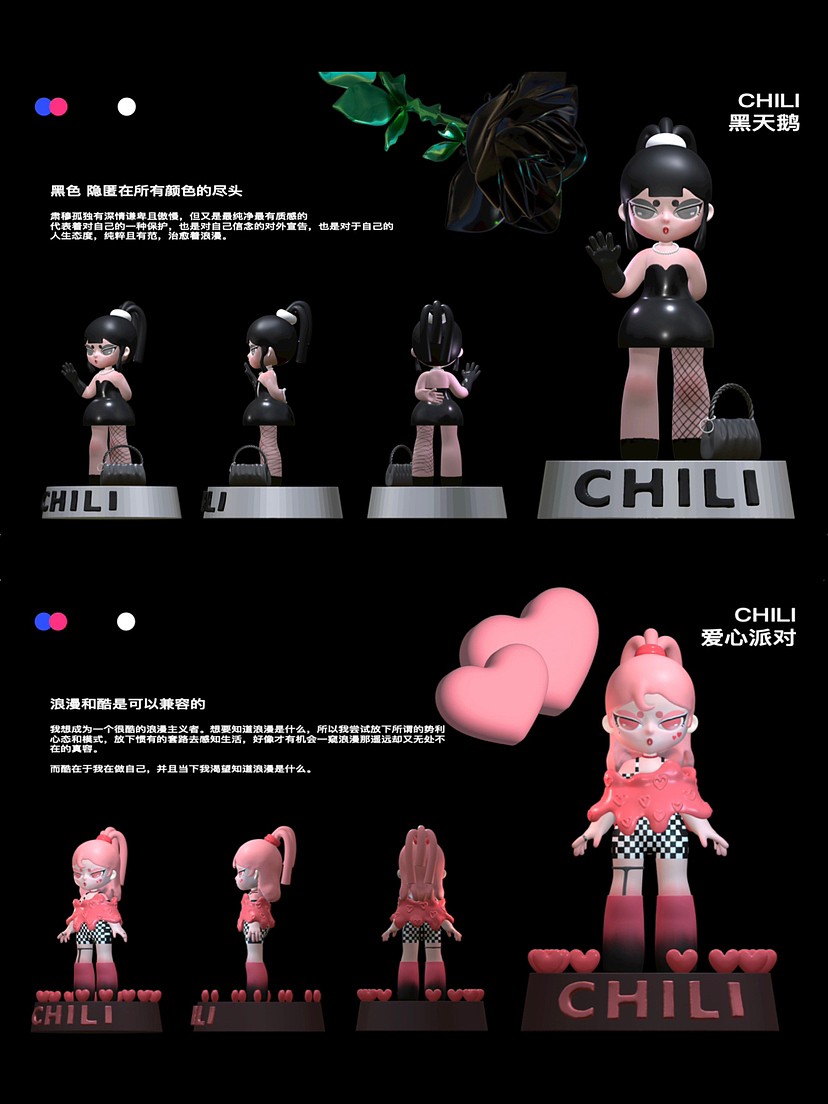 0-1潮玩IP|CHILI个人形象设计