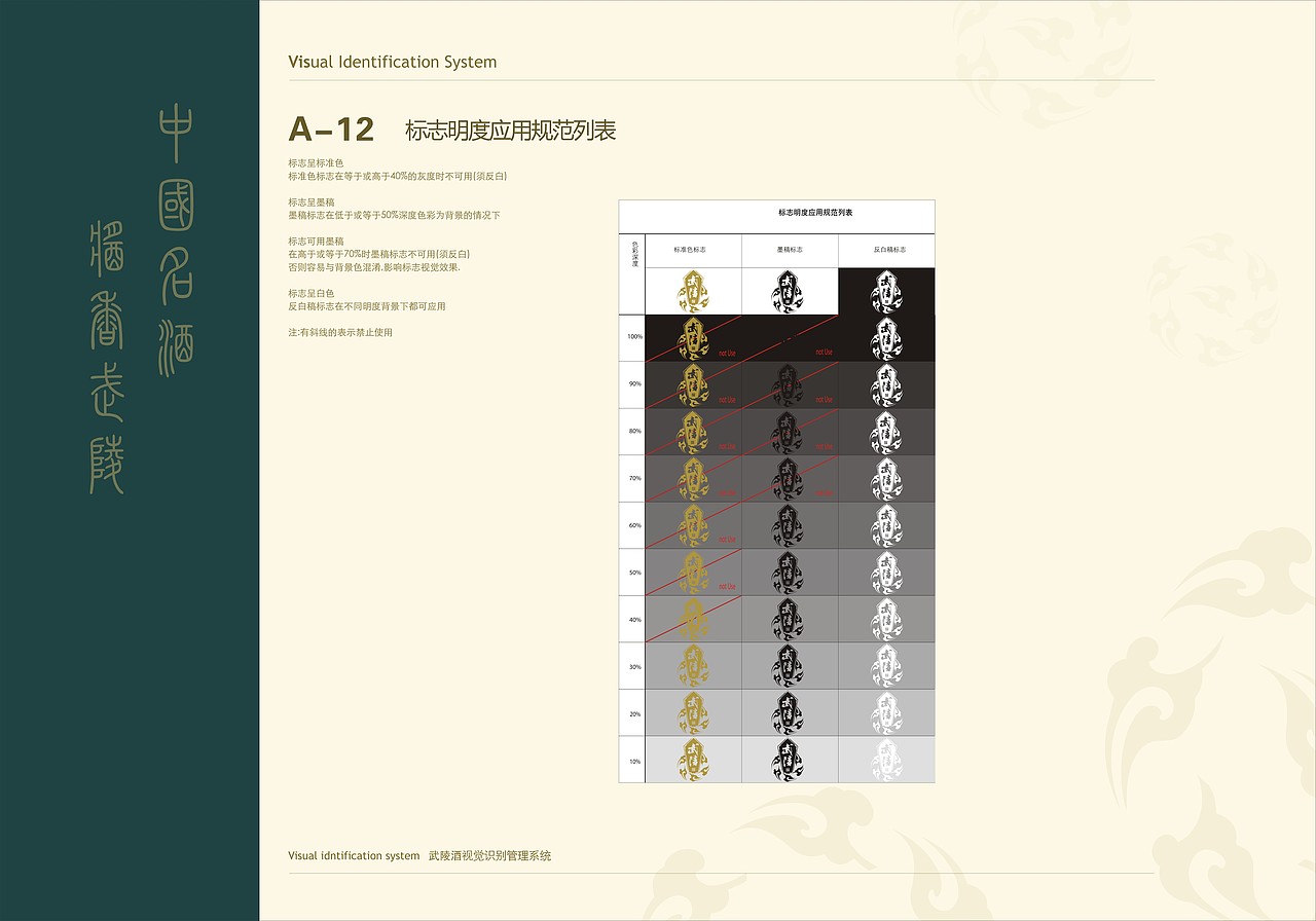 武陵酒VI手册（图ZMTM2NzY3NDYw） - 书籍/画册 - 站酷设计师JinxLiu原创素材 - 站酷ZCOOL