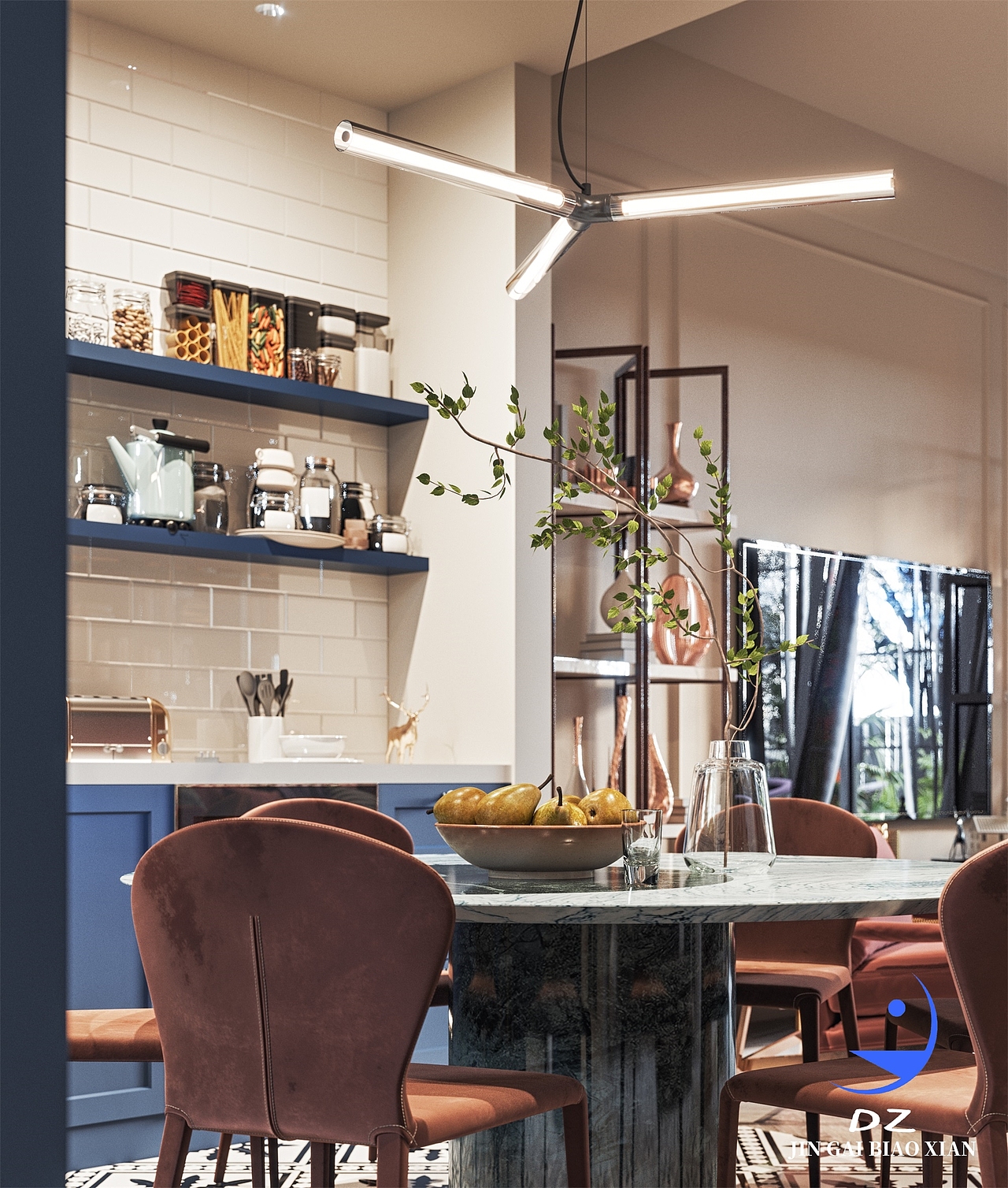 客餐厅效果图表现合集