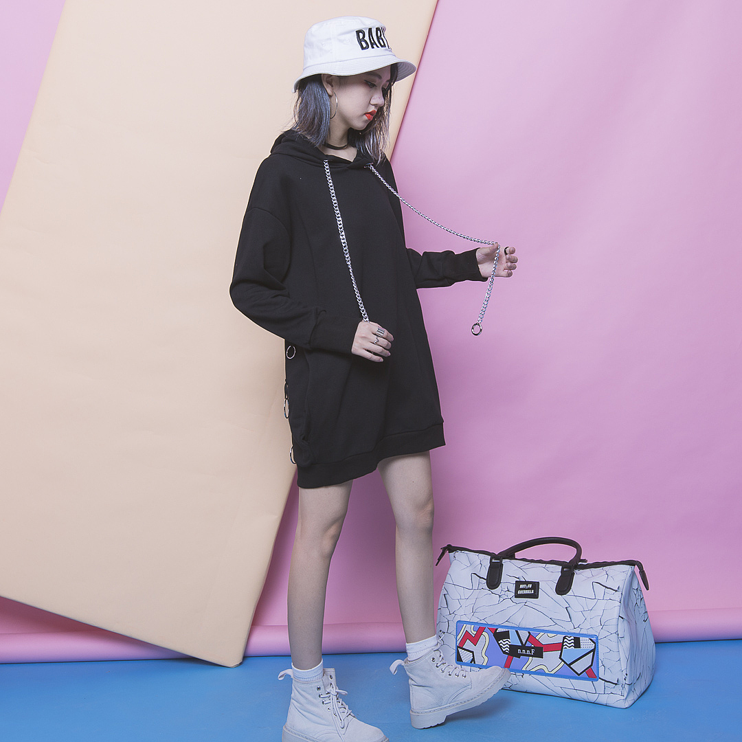 Personality欧美街头中长款卫衣BF（图ZNTk5MTA5MzY=） - 休闲/流行服饰 - 站酷设计师kevin品牌设计原创素材 - 站酷ZCOOL