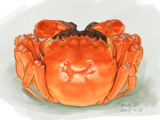 好想吃大闸蟹_(:з」∠)_  