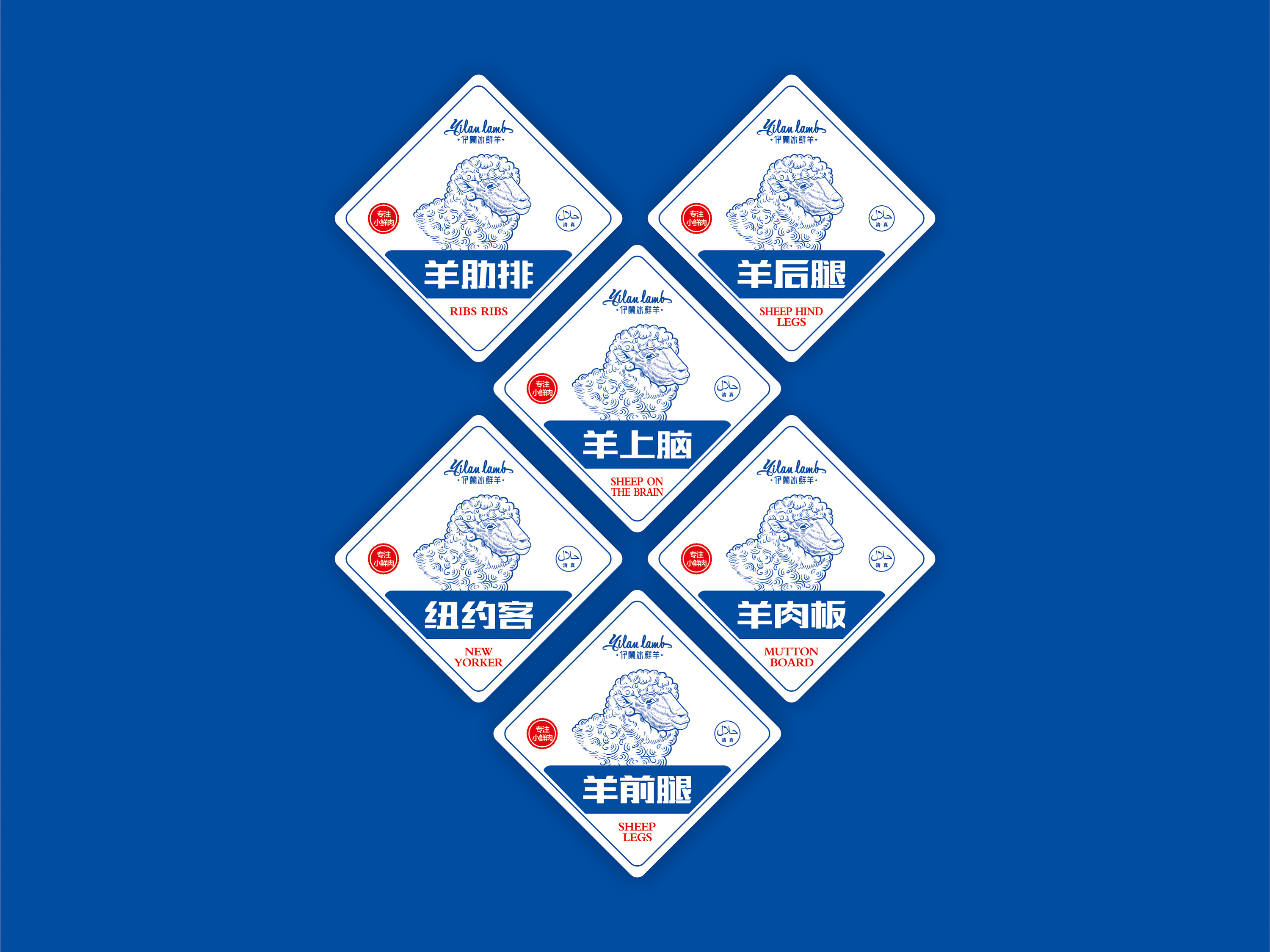 冰鲜羊,羊肉包装