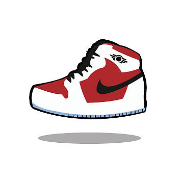 aj1胭脂红钢笔练习