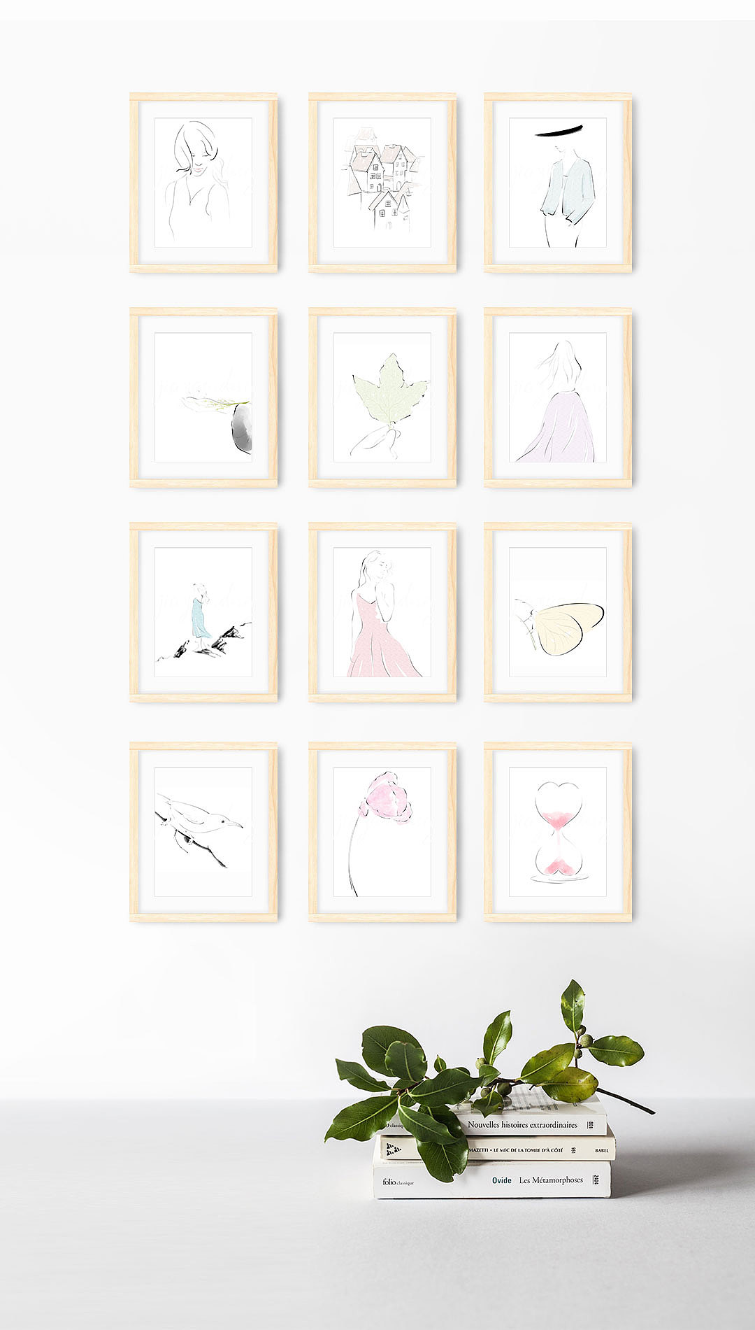 你家啥都不缺,只缺一幅手绘画