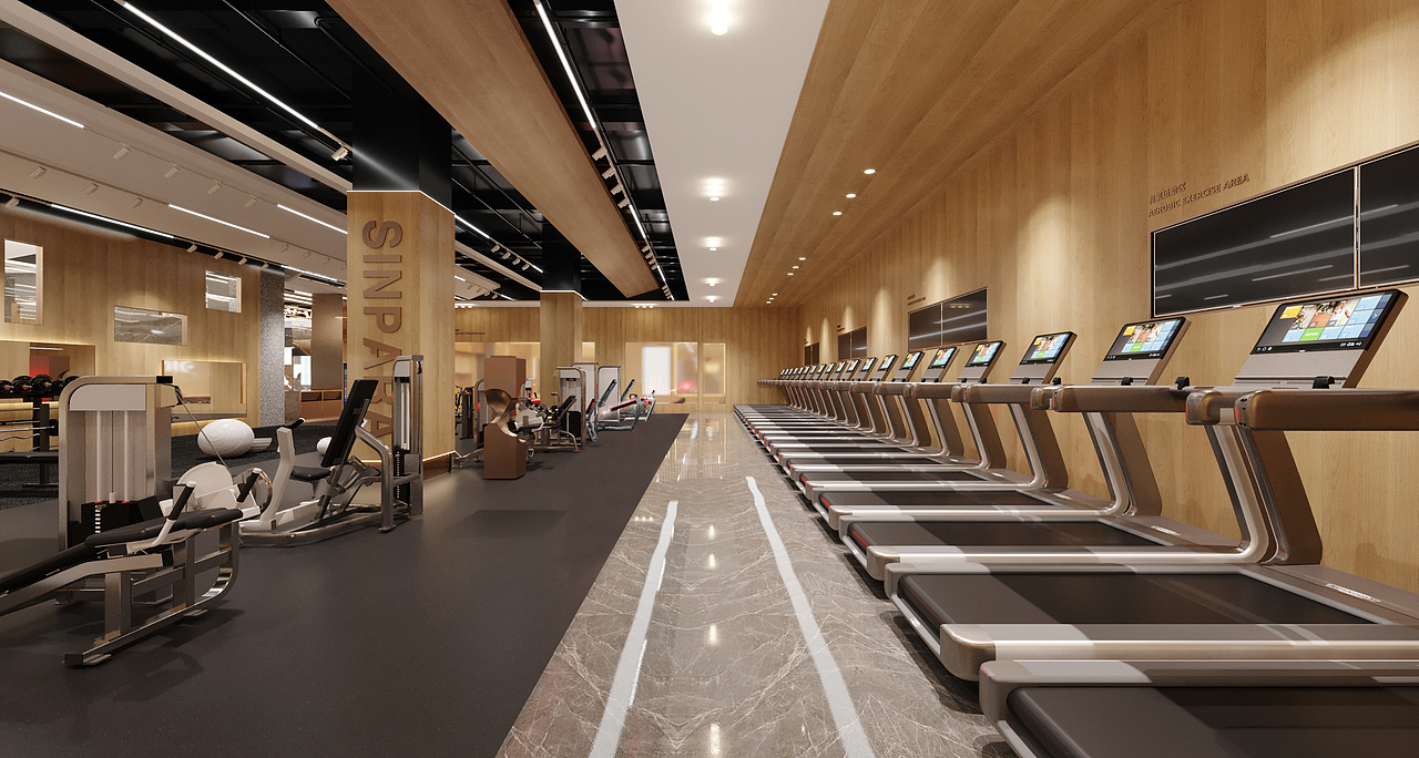 健身空间设计（图ZMjMyMDYzOTg0） - 家装设计 - 站酷设计师二零四六DESIGN原创素材 - 站酷ZCOOL