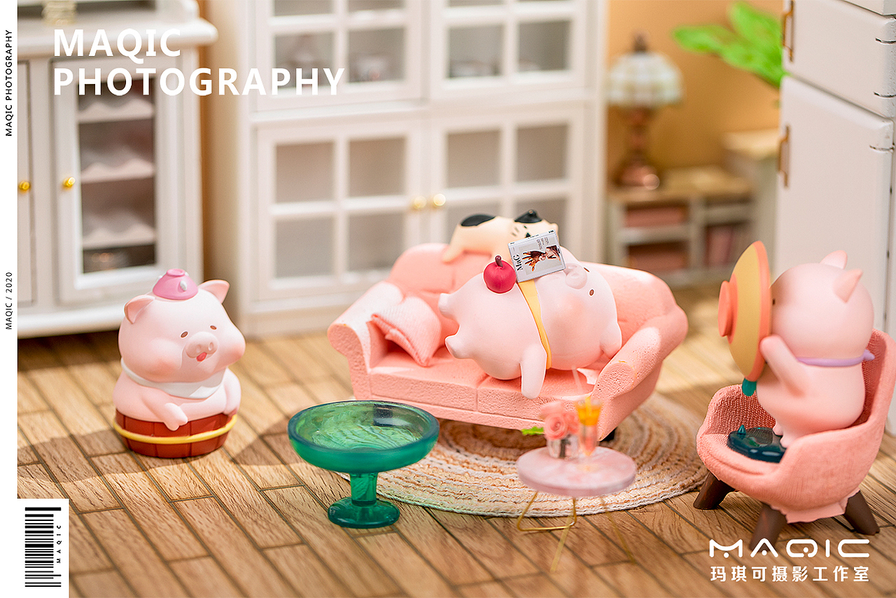 萌趣X玛琪可——「煎熬の猪可可」厨房系列潮玩盲盒