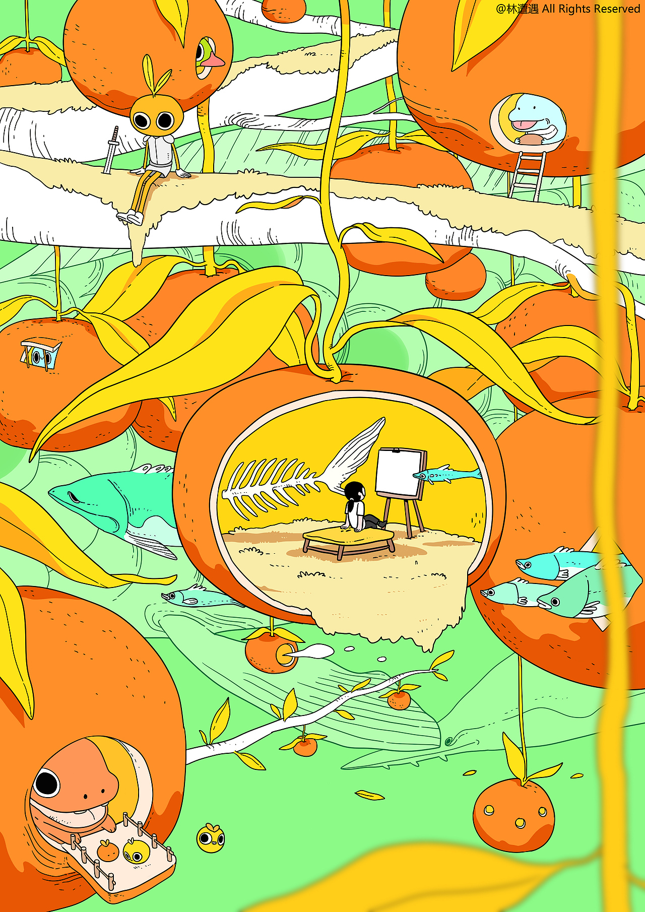 逃避型人格【十】（图ZMTQ5NDkwMjEy） - 创作习作 - 站酷设计师林遭遇原创素材 - 站酷ZCOOL