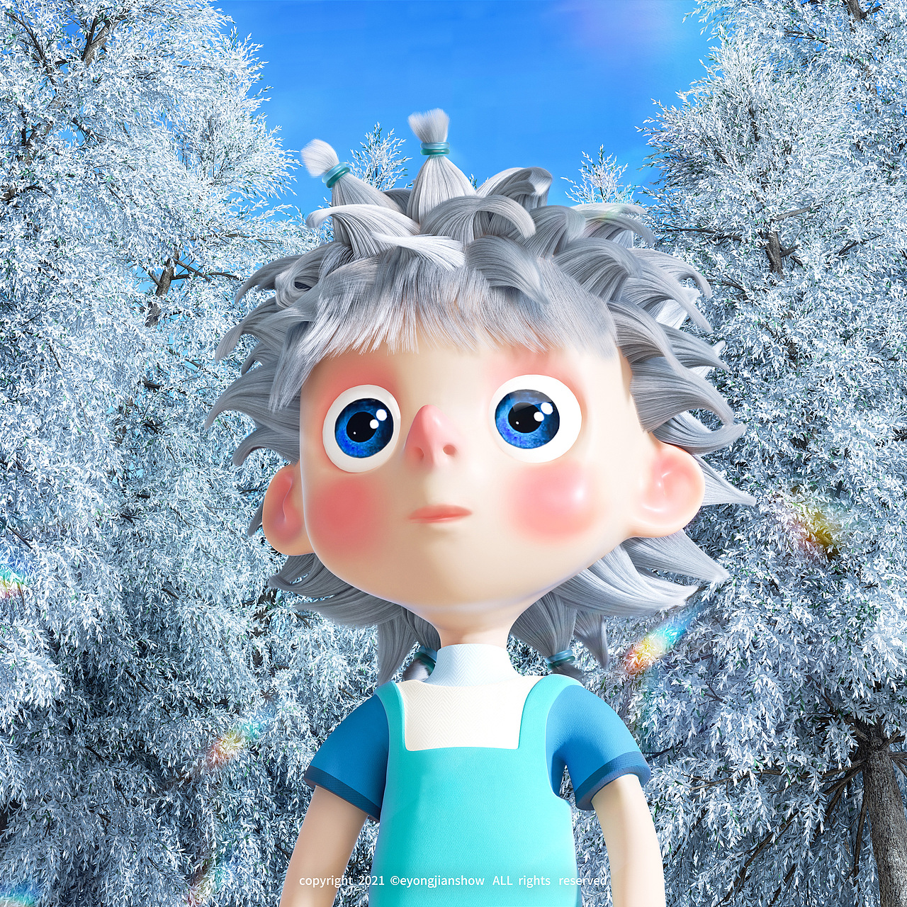 C4D #Frozen dream