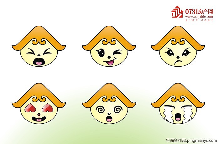 0731房产网吉祥物设计（图ZODM0MDE0MA==） - IP形象 - 站酷设计师多肉熊原创素材 - 站酷ZCOOL