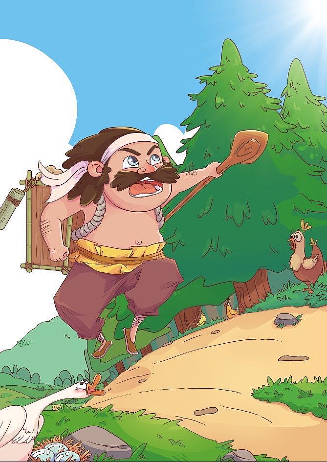 儿童古代寓言故事配图
