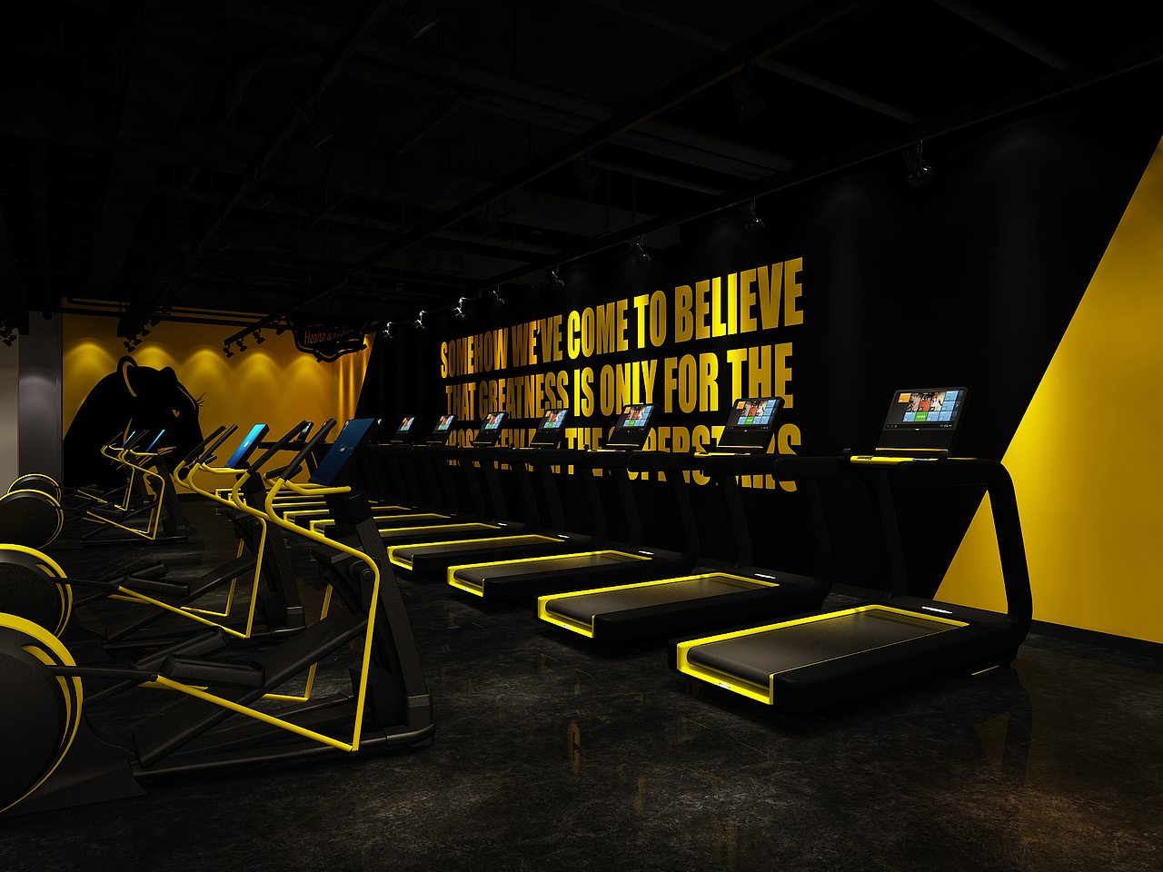 健尚健身品牌空间设计