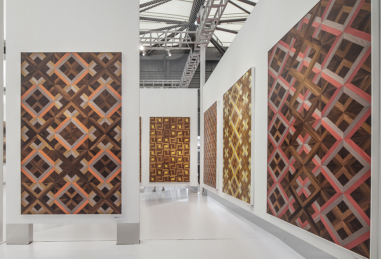 森林之星地板展厅设计国际地面铺装展会