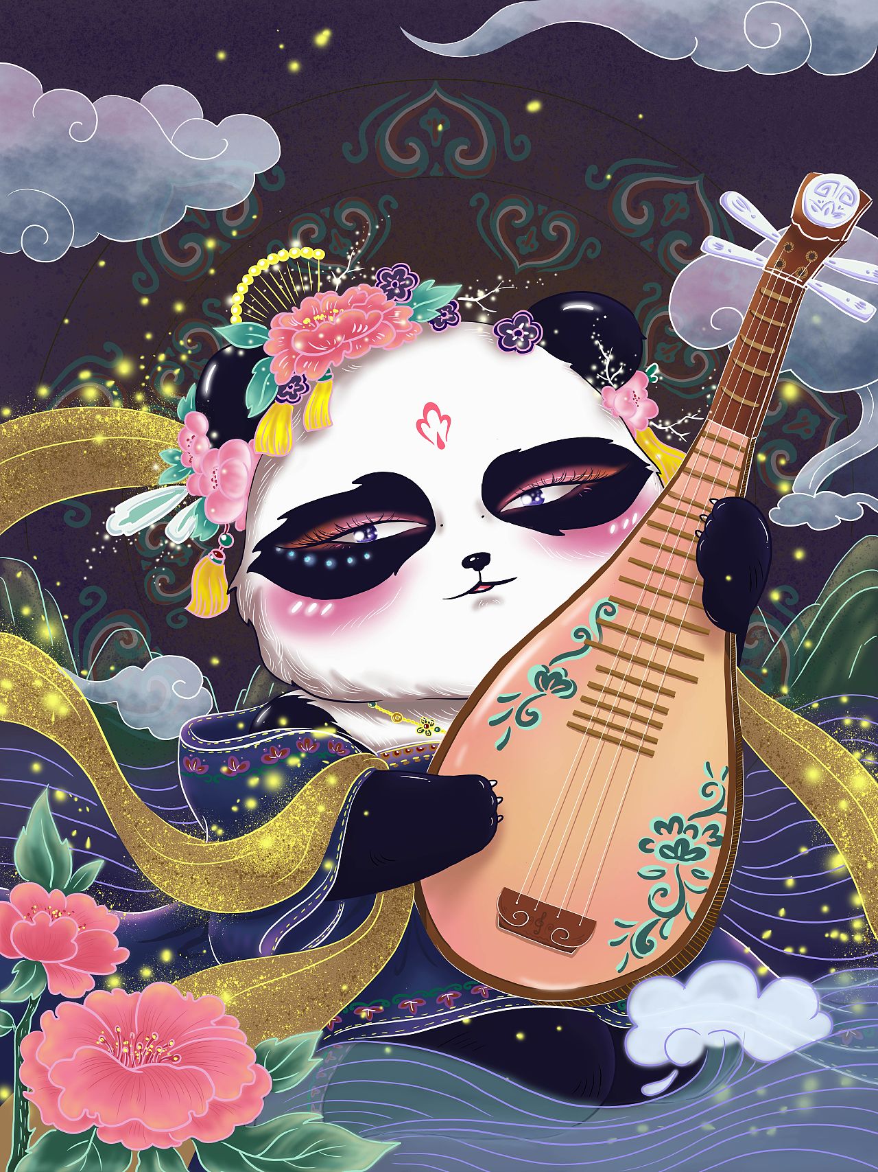 国潮风插画（图ZMjU5ODQ5Njcy） - 商业插画 - 站酷设计师yq双木林原创素材 - 站酷ZCOOL