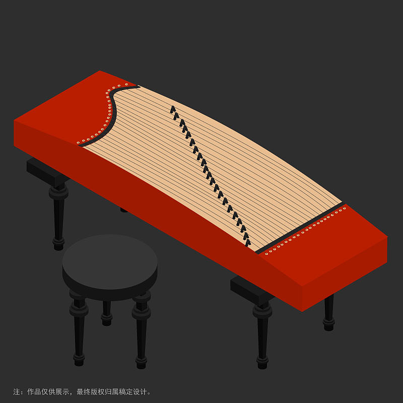 2.5D樂器插畫（圖ZMjMxOTEyNTky） - 藝術(shù)插畫 - 站酷設(shè)計(jì)師聰明的左撇子原創(chuàng)素材 - 站酷ZCOOL