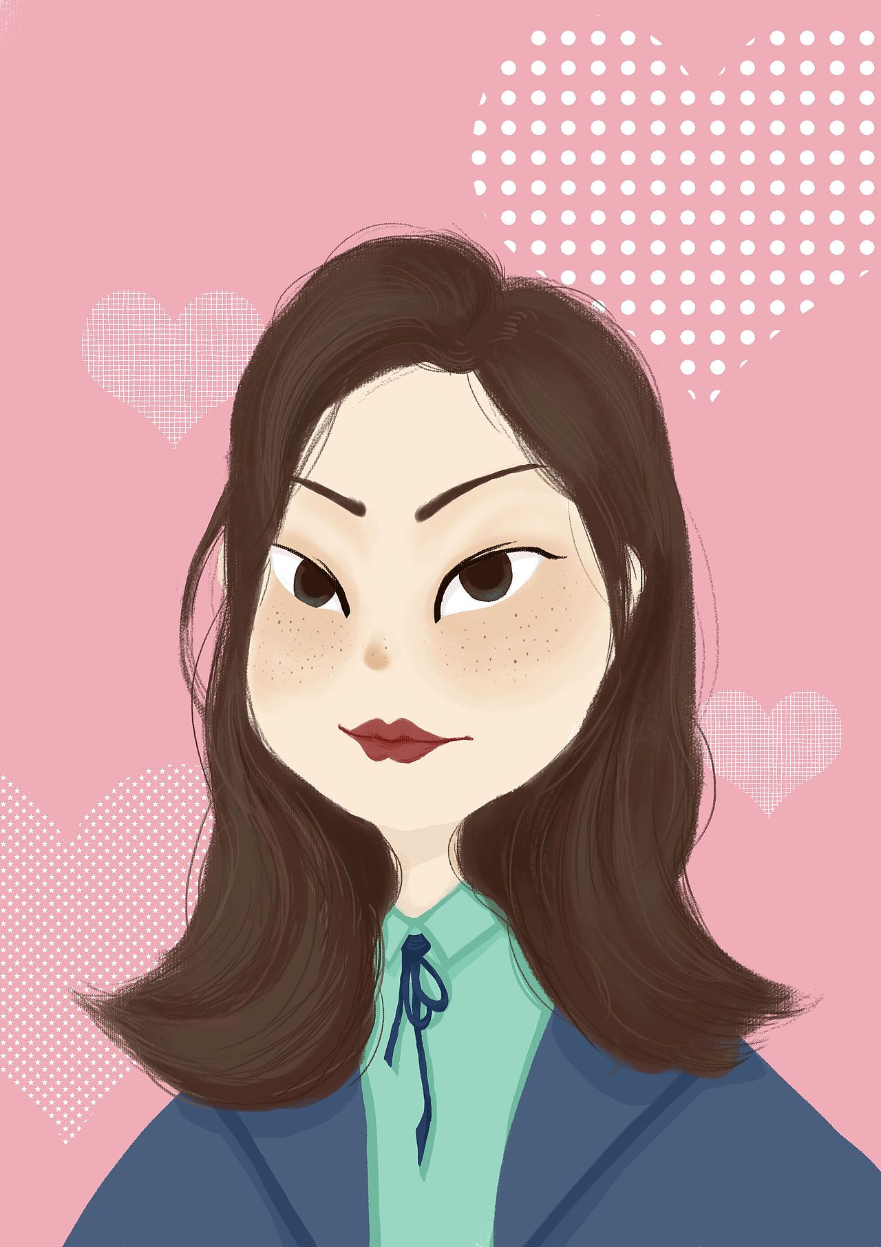 人物插画（图ZMTk1MjI3NTY4） - 创作习作 - 站酷设计师老虎嘛嘛原创素材 - 站酷ZCOOL