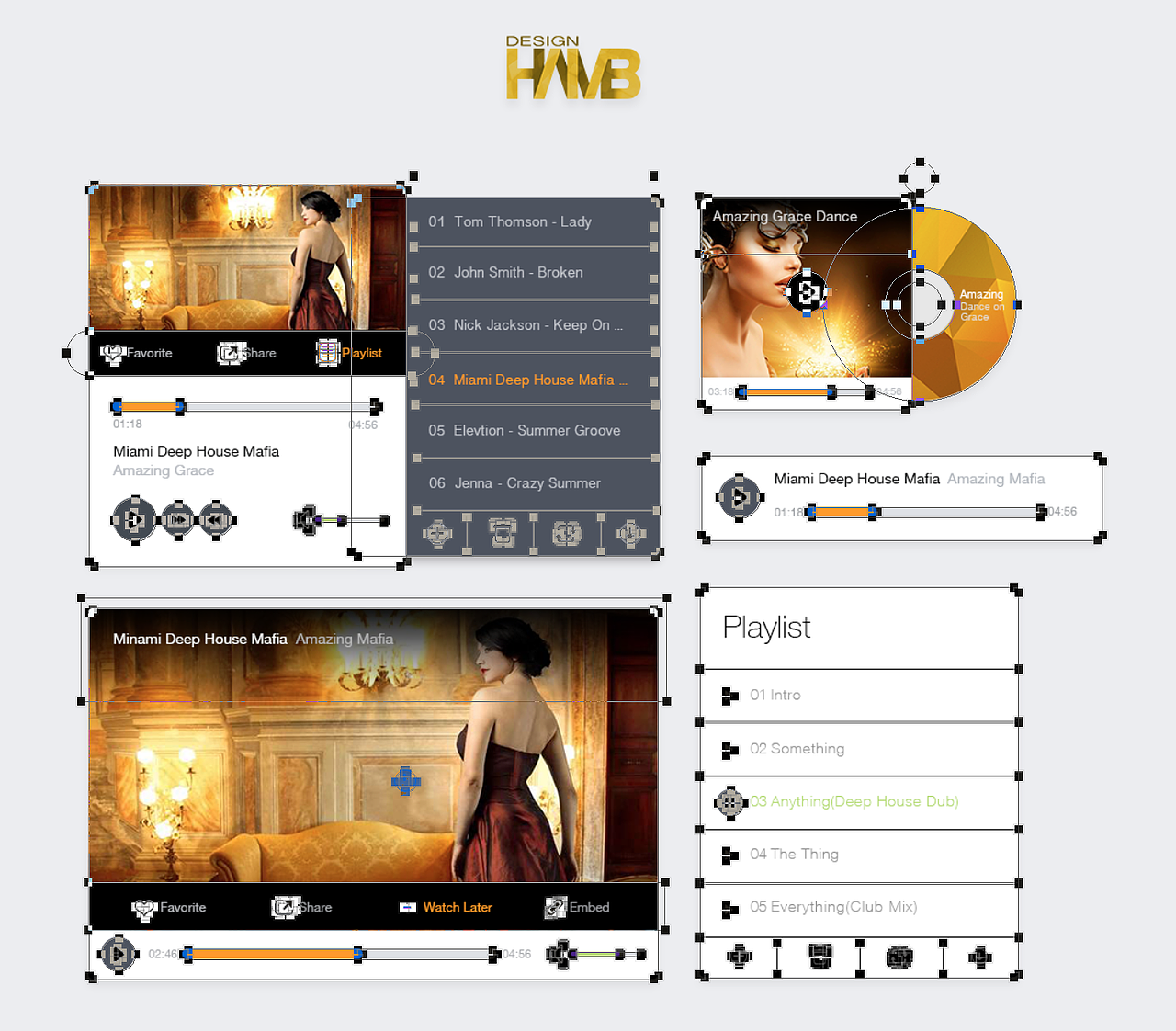 音乐播放器（附PSD）（图ZMjYxMjkyNjA=） - APP界面 - 站酷设计师Hamburn_彬仔原创素材 - 站酷ZCOOL