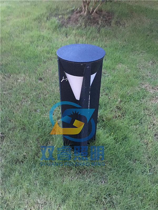 双睿照明厂家定制不锈钢草坪灯柱头灯仿云石落地灯箱